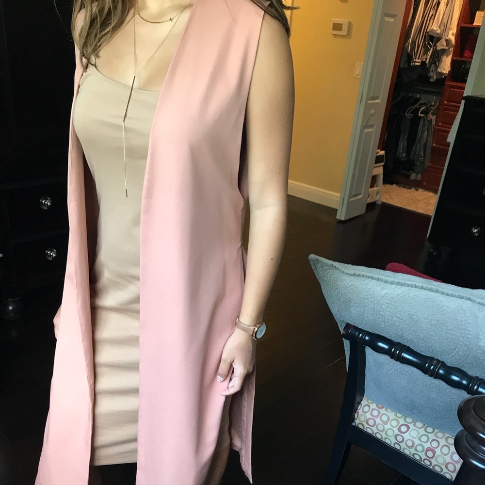 Long Vest/sleeveless kimono